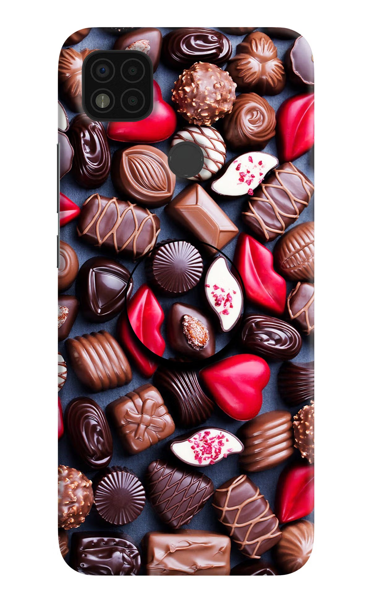 Chocolates Poco C31 Pop Case by Casekaro