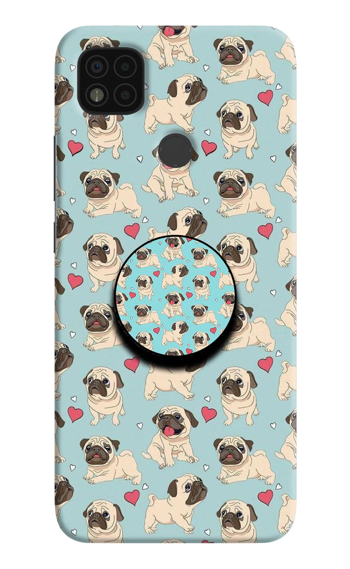 Pug Dog Poco C31 Pop Case by Casekaro