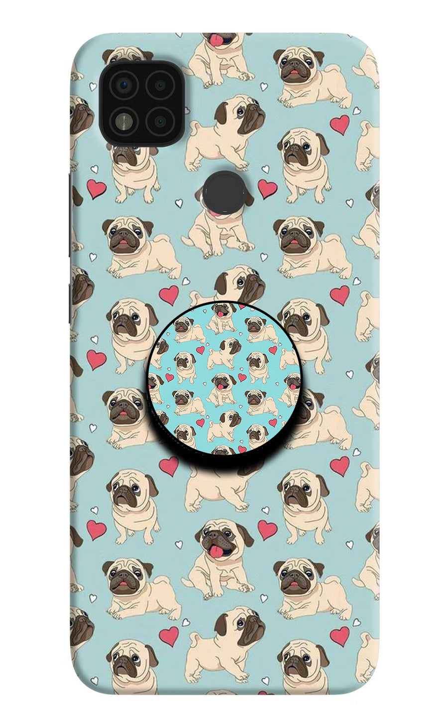 Pug Dog Poco C31 Pop Case, Hard case