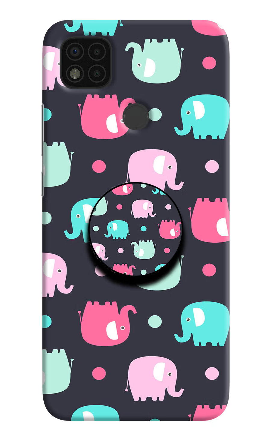 Baby Elephants Poco C31 Pop Case, Hard case