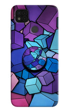 Cubic Abstract Poco C31 Pop Case by Casekaro
