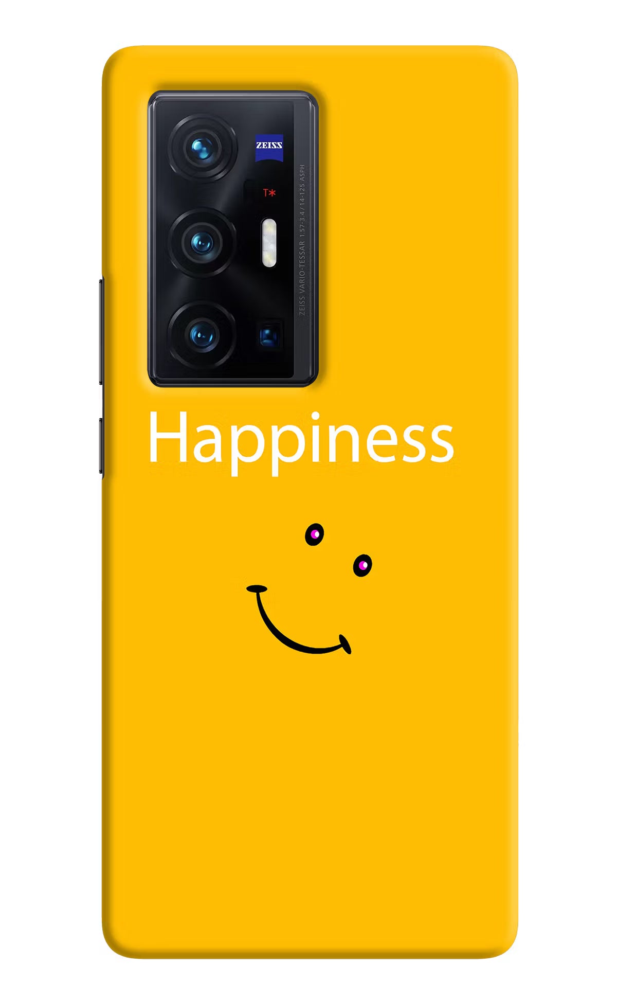 Happiness With Smiley Vivo X70 Pro+ Hard Case Back Cover by Casekaro