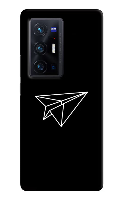 Paper Plane White Vivo X70 Pro+ Back Cover