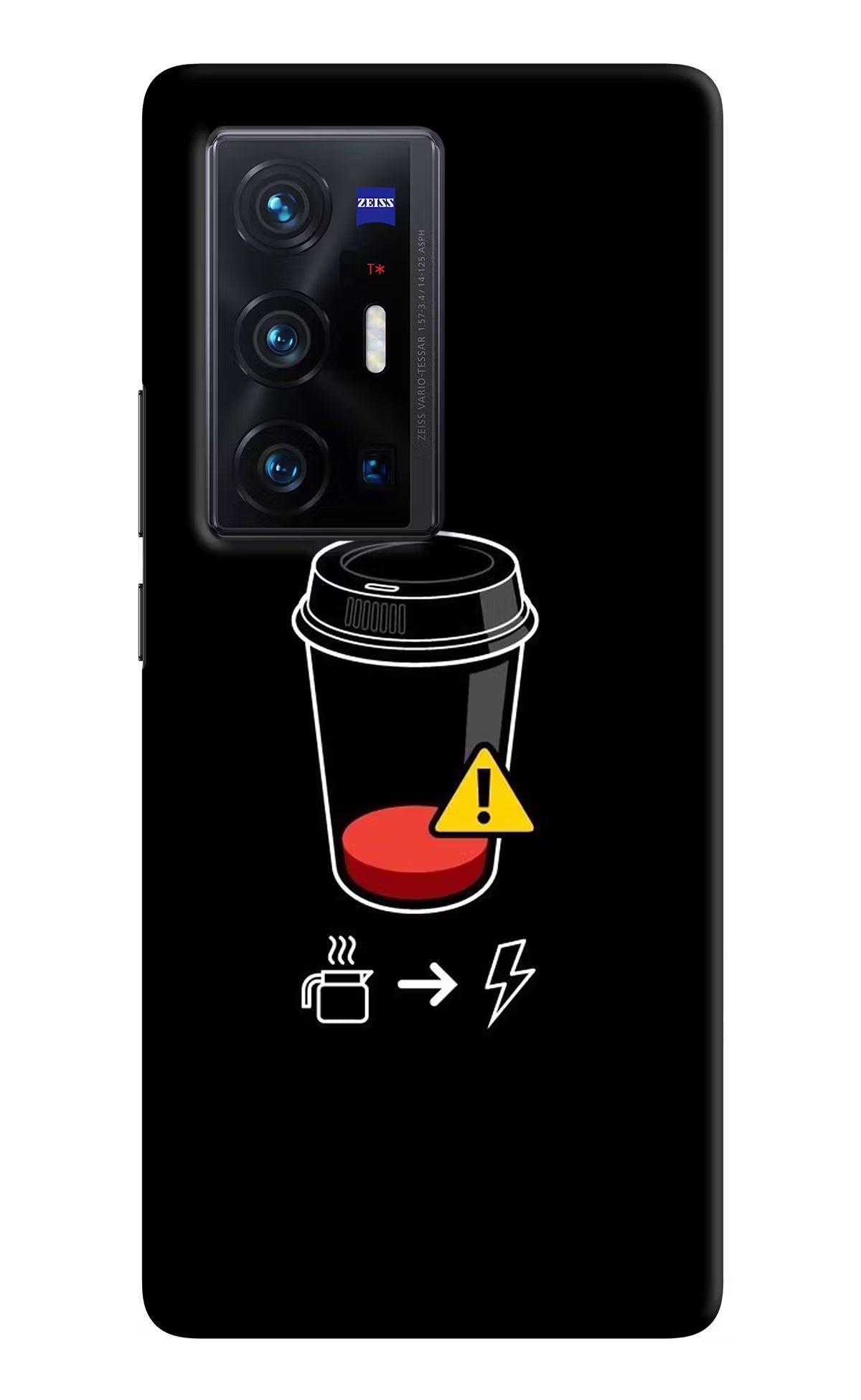 Coffee Vivo X70 Pro+ Hard Case Back Cover by Casekaro