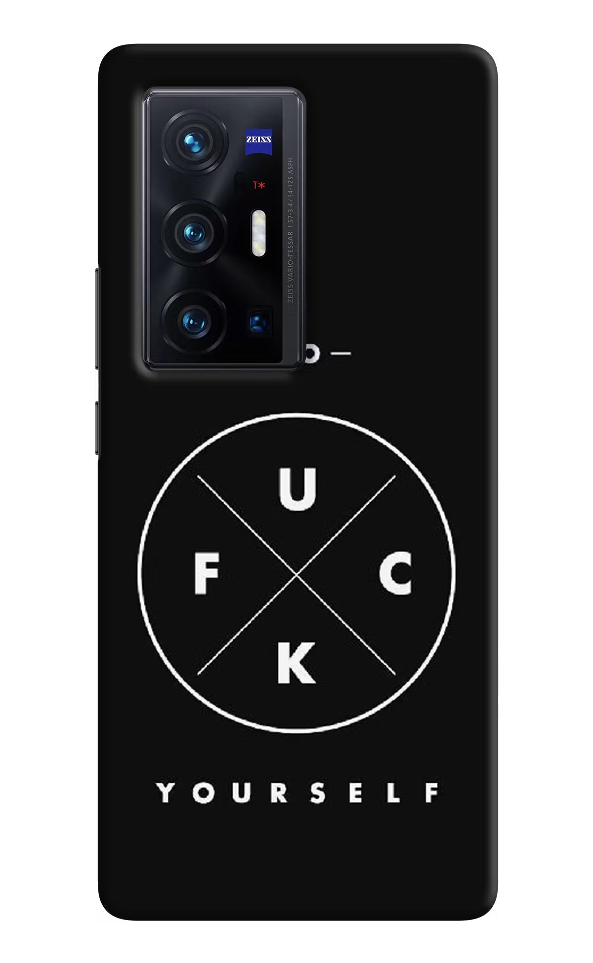 Go Fuck Yourself Vivo X70 Pro+ Hard Case Back Cover by Casekaro