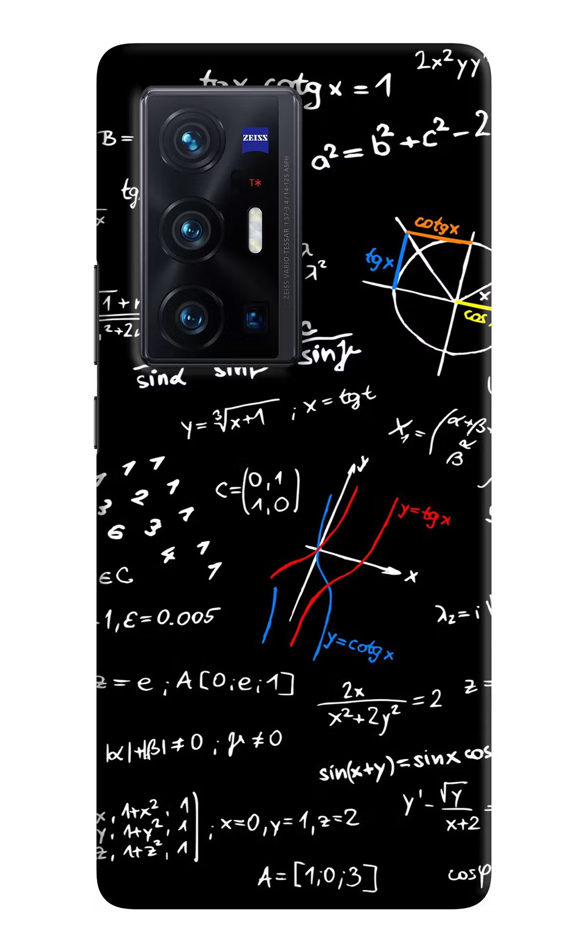Mathematics Formula Vivo X70 Pro+ Hard Case Back Cover by Casekaro