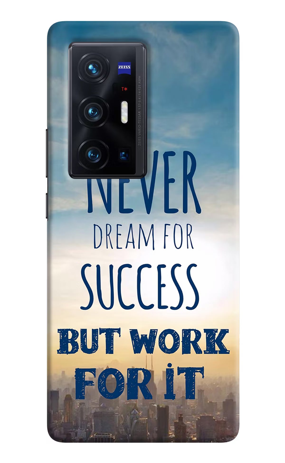 Never Dream For Success But Work For It Vivo X70 Pro+ Hard Case Back Cover by Casekaro