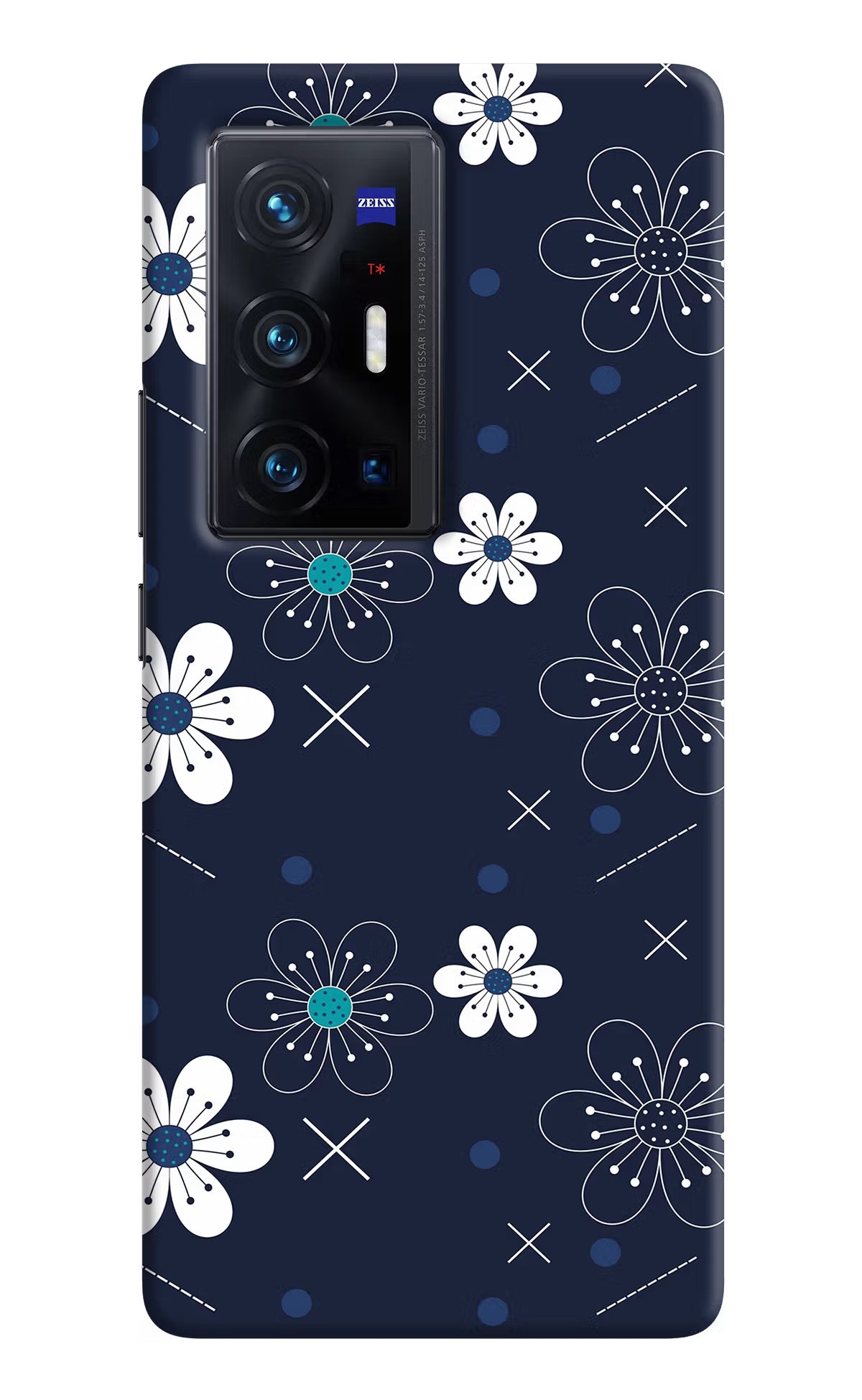 Flowers Vivo X70 Pro+ Hard Case Back Cover by Casekaro