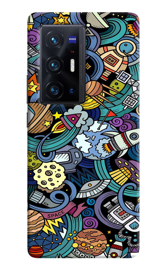 Space Abstract Vivo X70 Pro+ Hard Case Back Cover by Casekaro