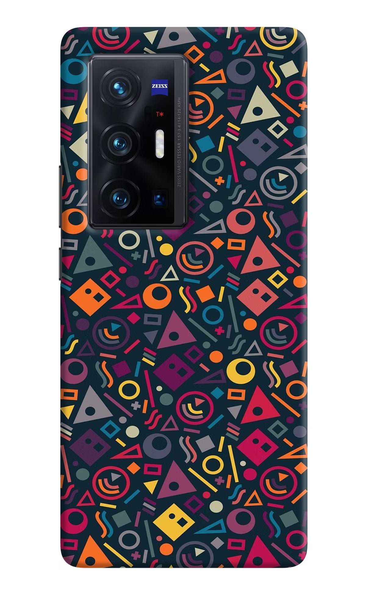 Geometric Abstract Vivo X70 Pro+ Hard Case Back Cover by Casekaro
