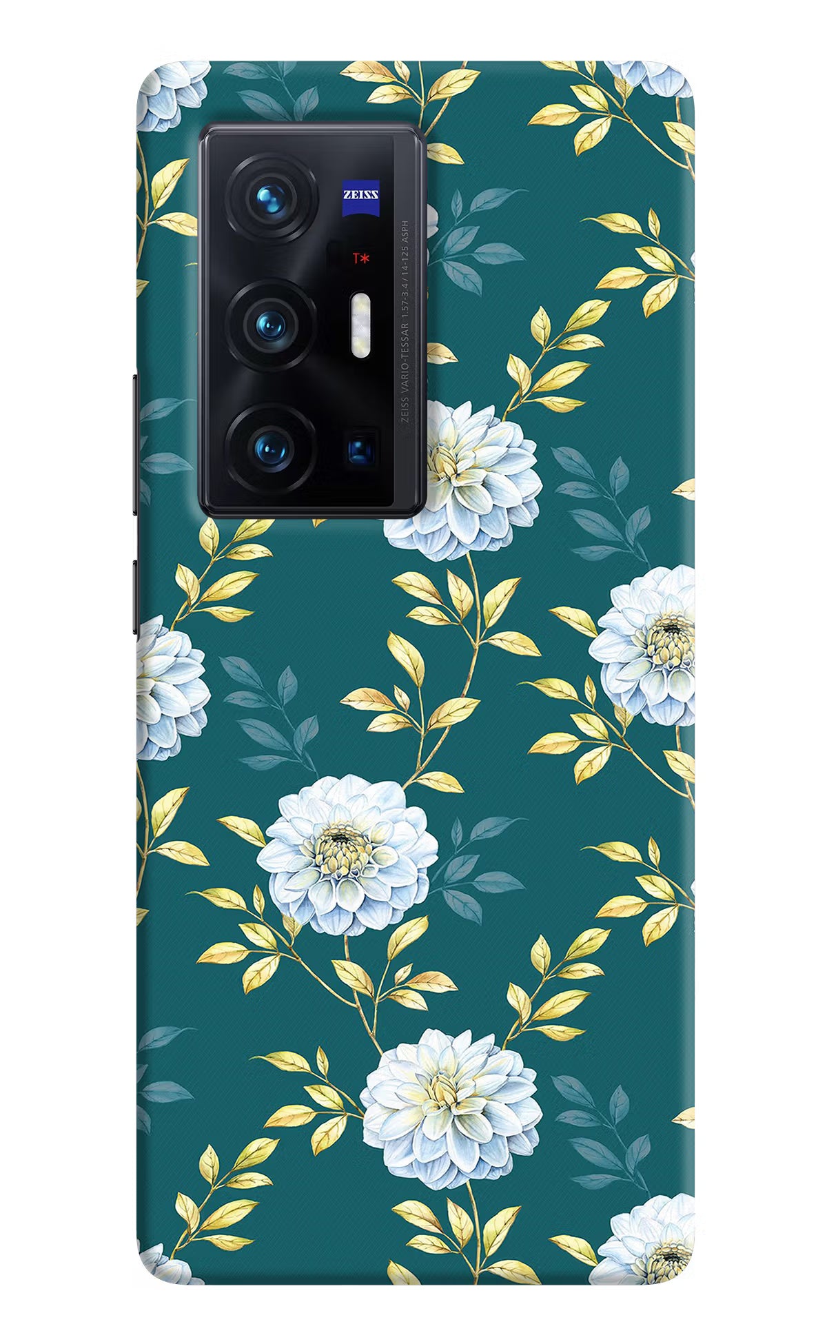 Flowers Vivo X70 Pro+ Hard Case Back Cover by Casekaro
