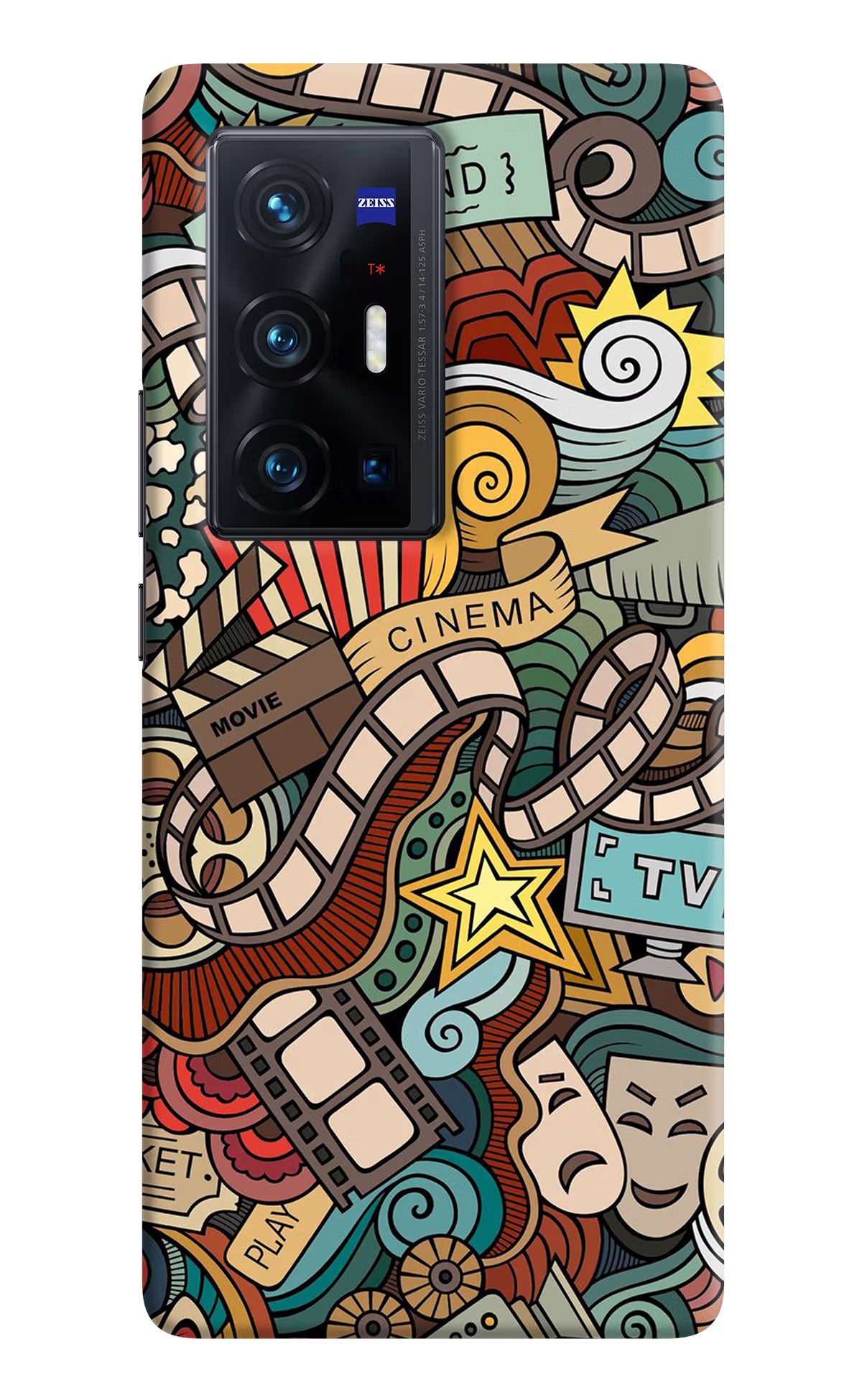 Cinema Abstract Vivo X70 Pro+ Hard Case Back Cover by Casekaro
