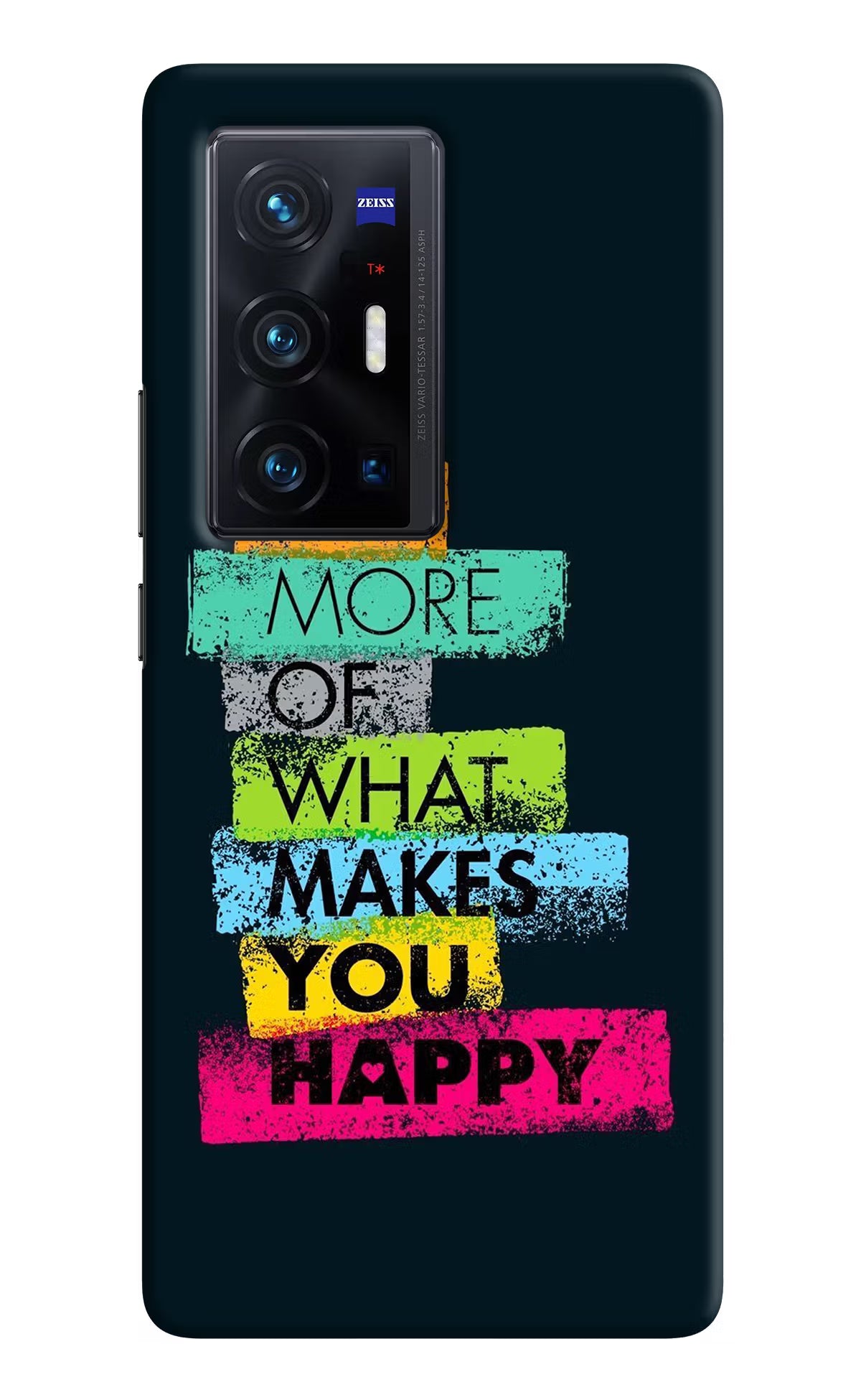 Do More Of What Makes You Happy Vivo X70 Pro+ Hard Case Back Cover by Casekaro