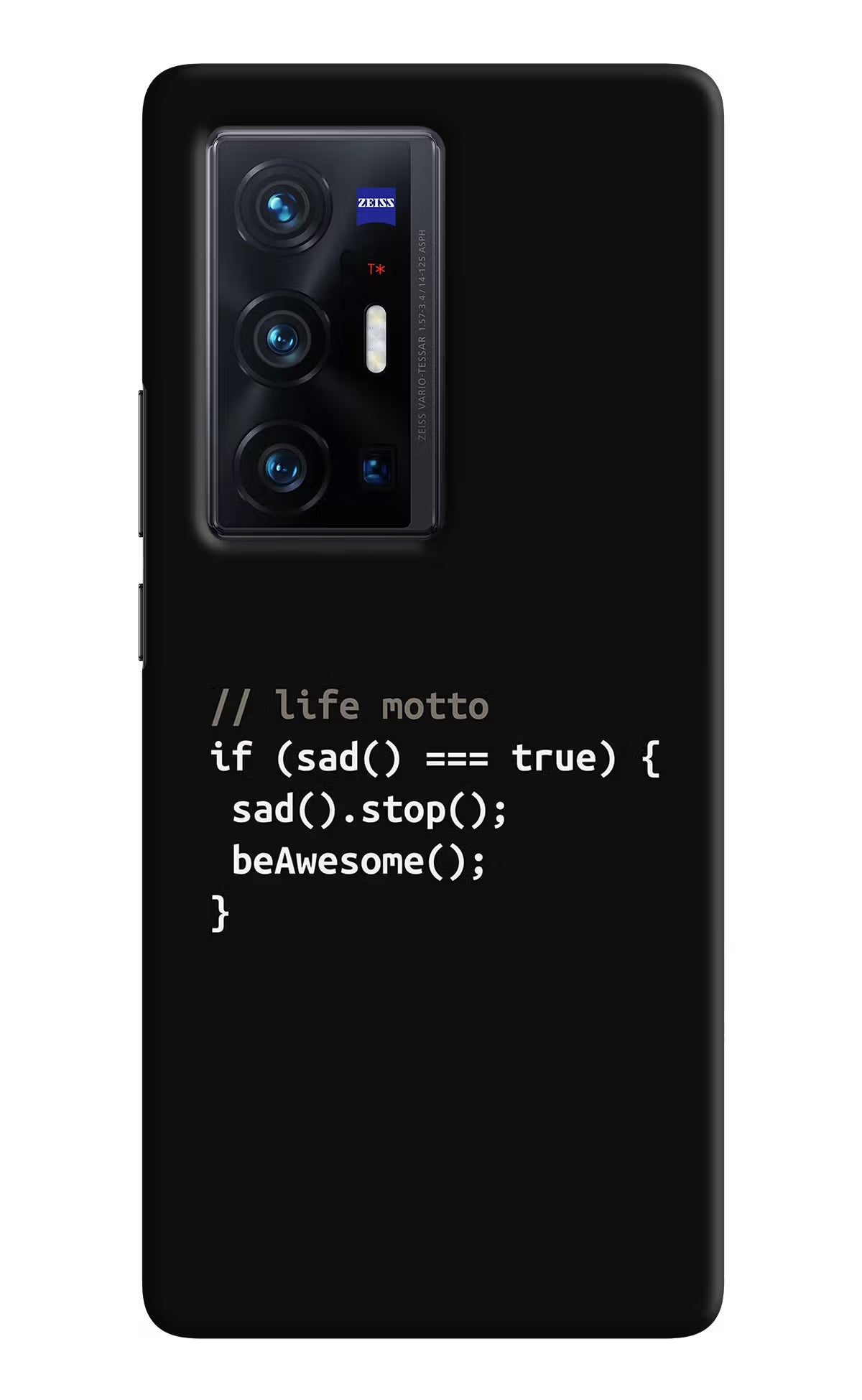 Life Motto Code Vivo X70 Pro+ Hard Case Back Cover by Casekaro