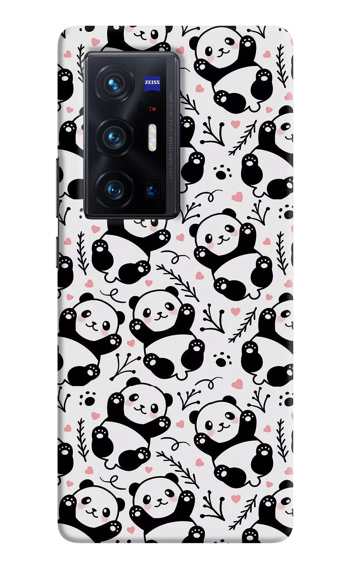 Cute Panda Vivo X70 Pro+ Hard Case Back Cover by Casekaro