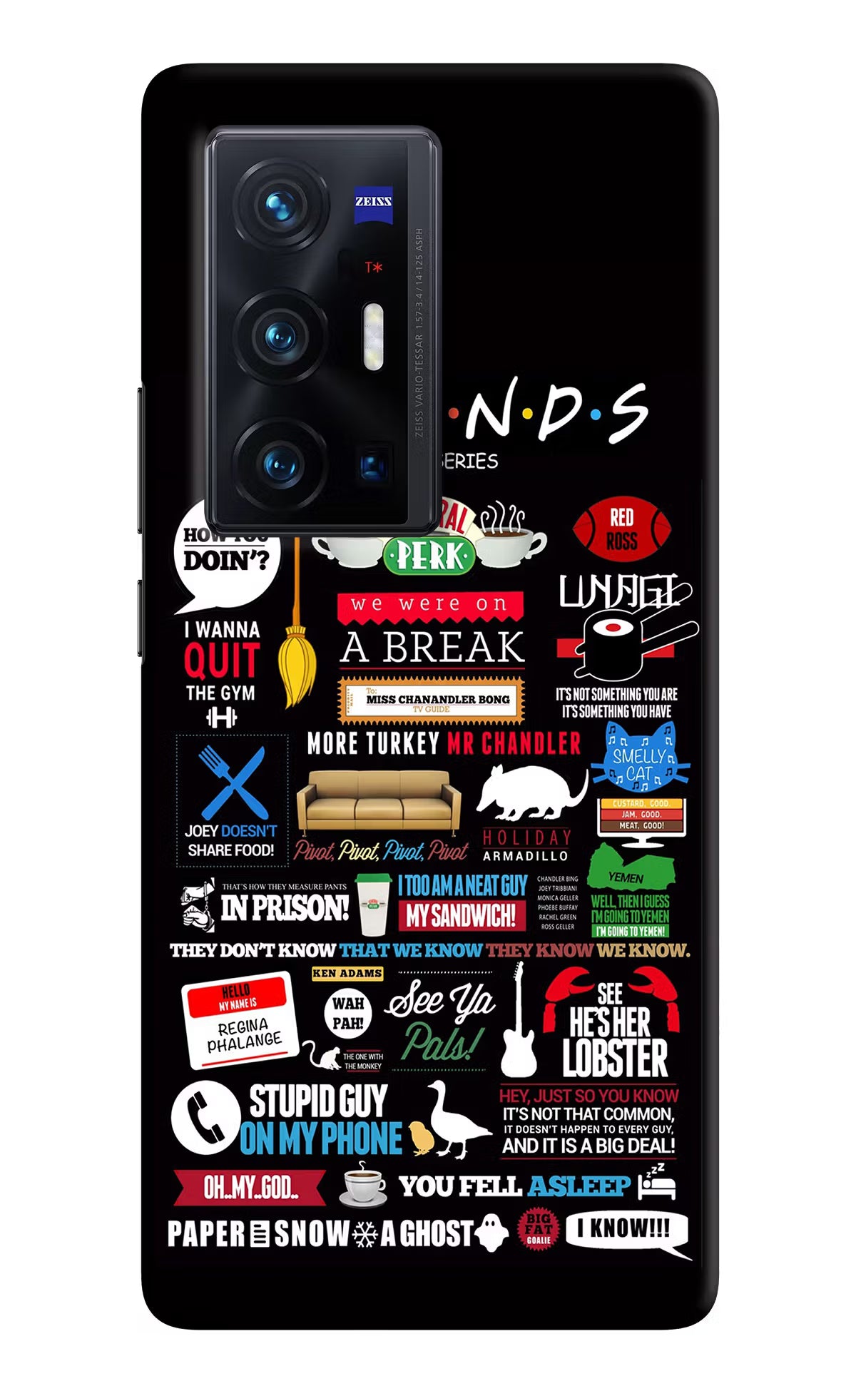 FRIENDS Vivo X70 Pro+ Hard Case Back Cover by Casekaro