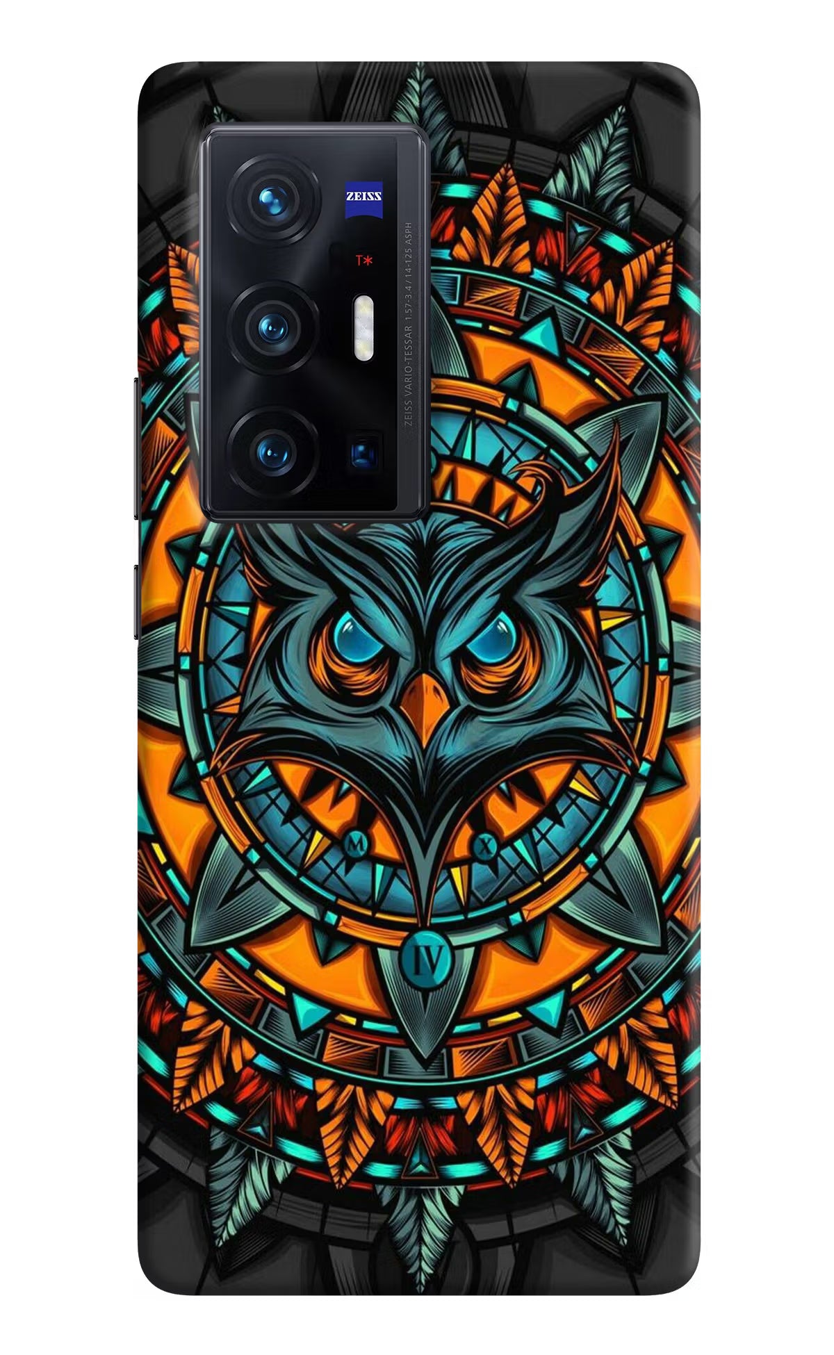 Angry Owl Art Vivo X70 Pro+ Hard Case Back Cover by Casekaro