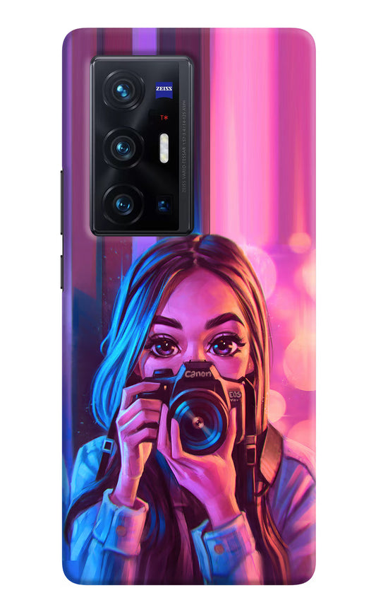 Girl Photographer Vivo X70 Pro+ Hard Case Back Cover by Casekaro