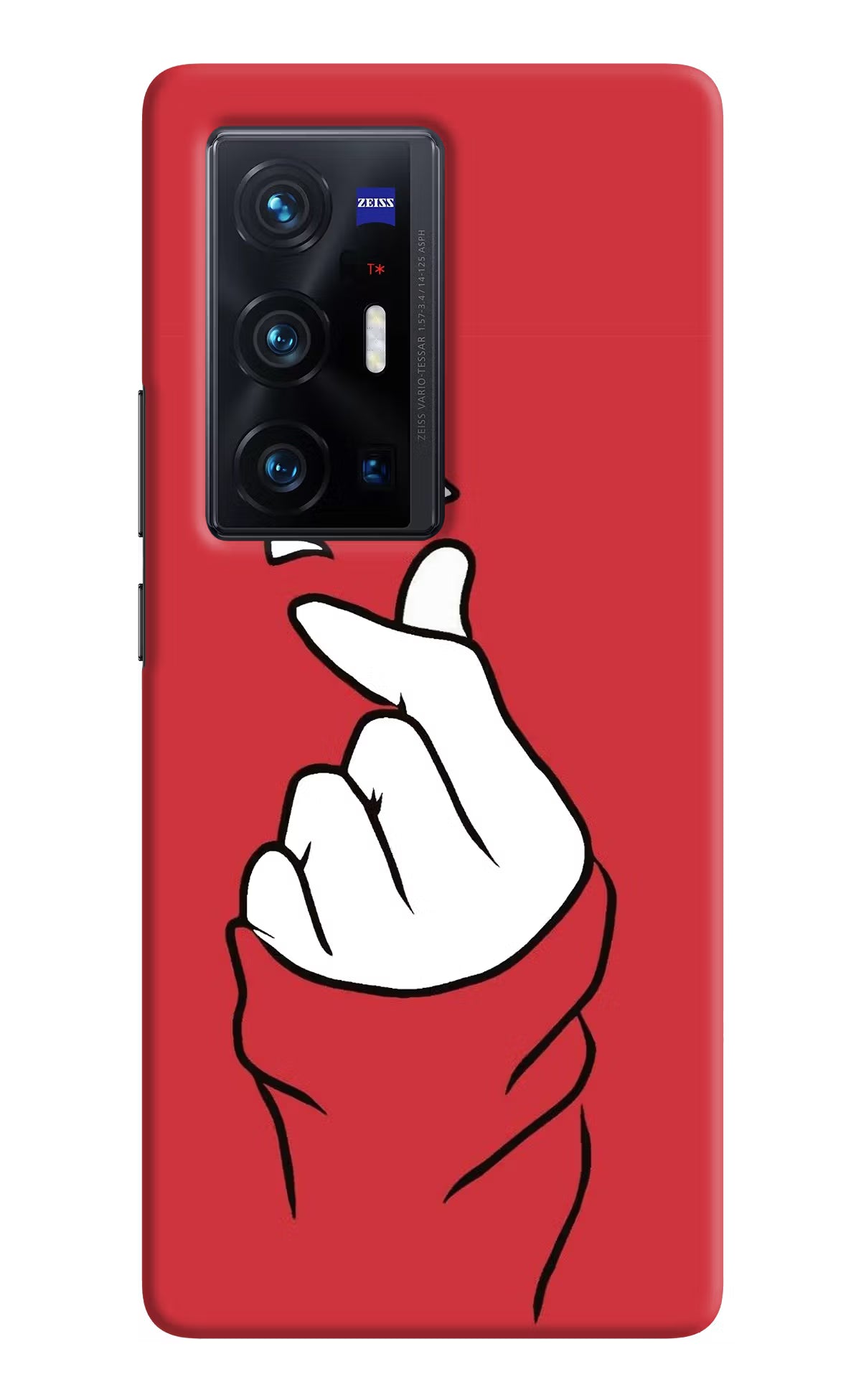 Korean Love Sign Vivo X70 Pro+ Hard Case Back Cover by Casekaro