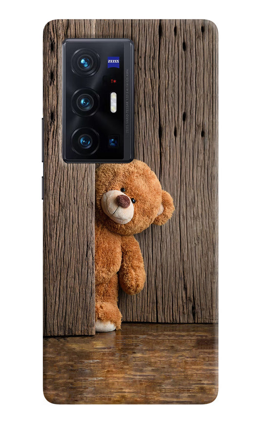 Teddy Wooden Vivo X70 Pro+ Hard Case Back Cover by Casekaro