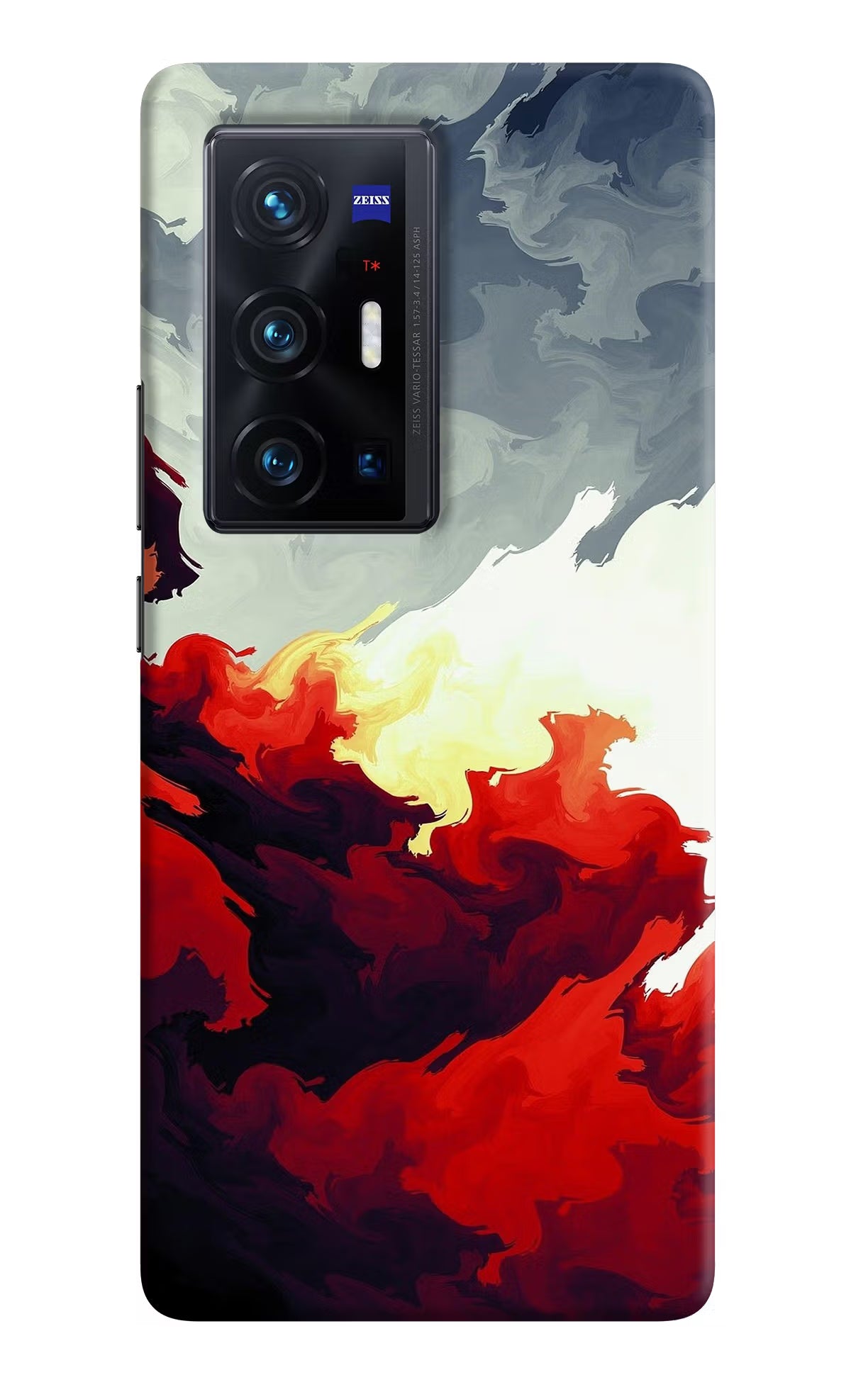 Fire Cloud Vivo X70 Pro+ Hard Case Back Cover by Casekaro