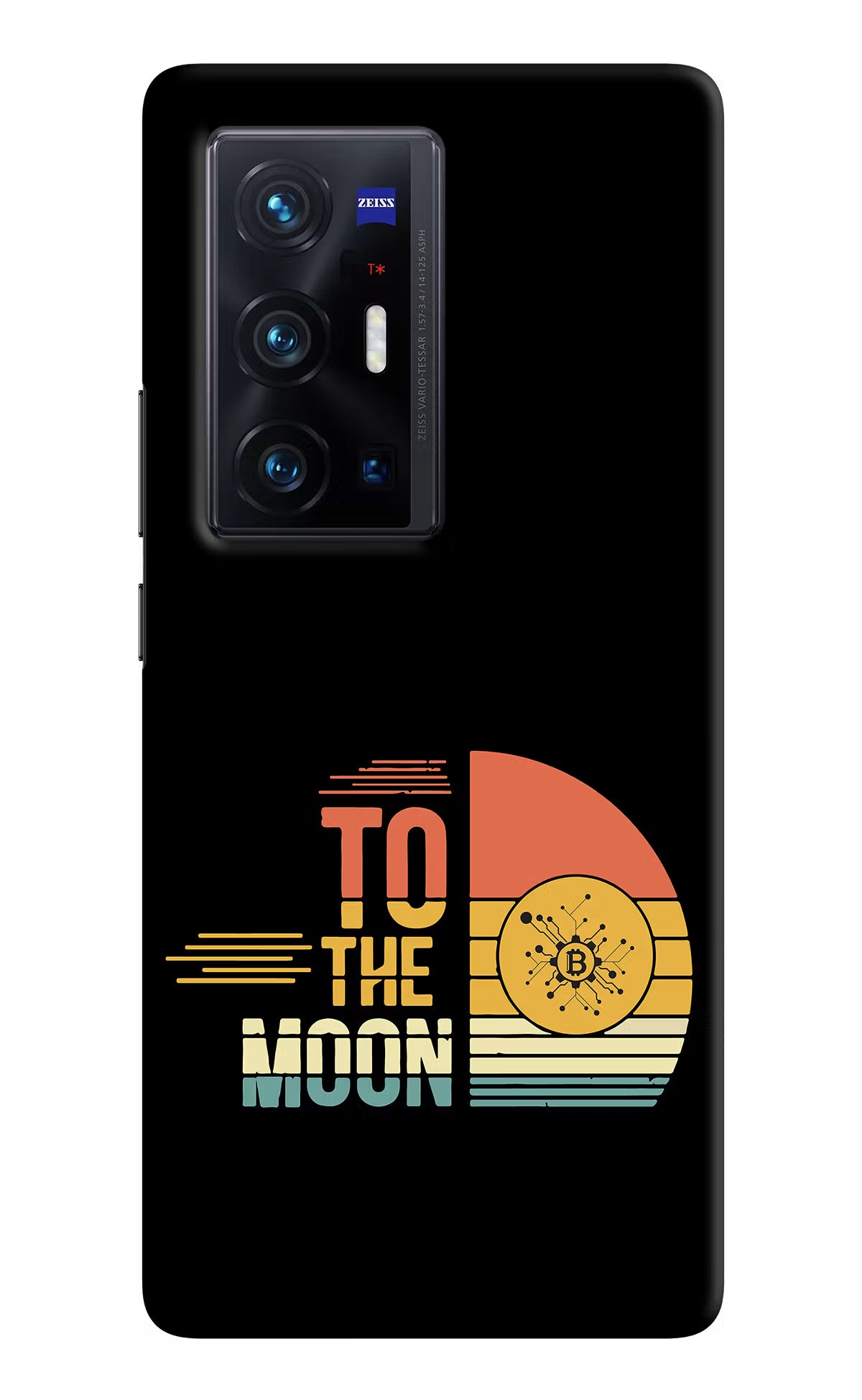 To the Moon Vivo X70 Pro+ Hard Case Back Cover by Casekaro