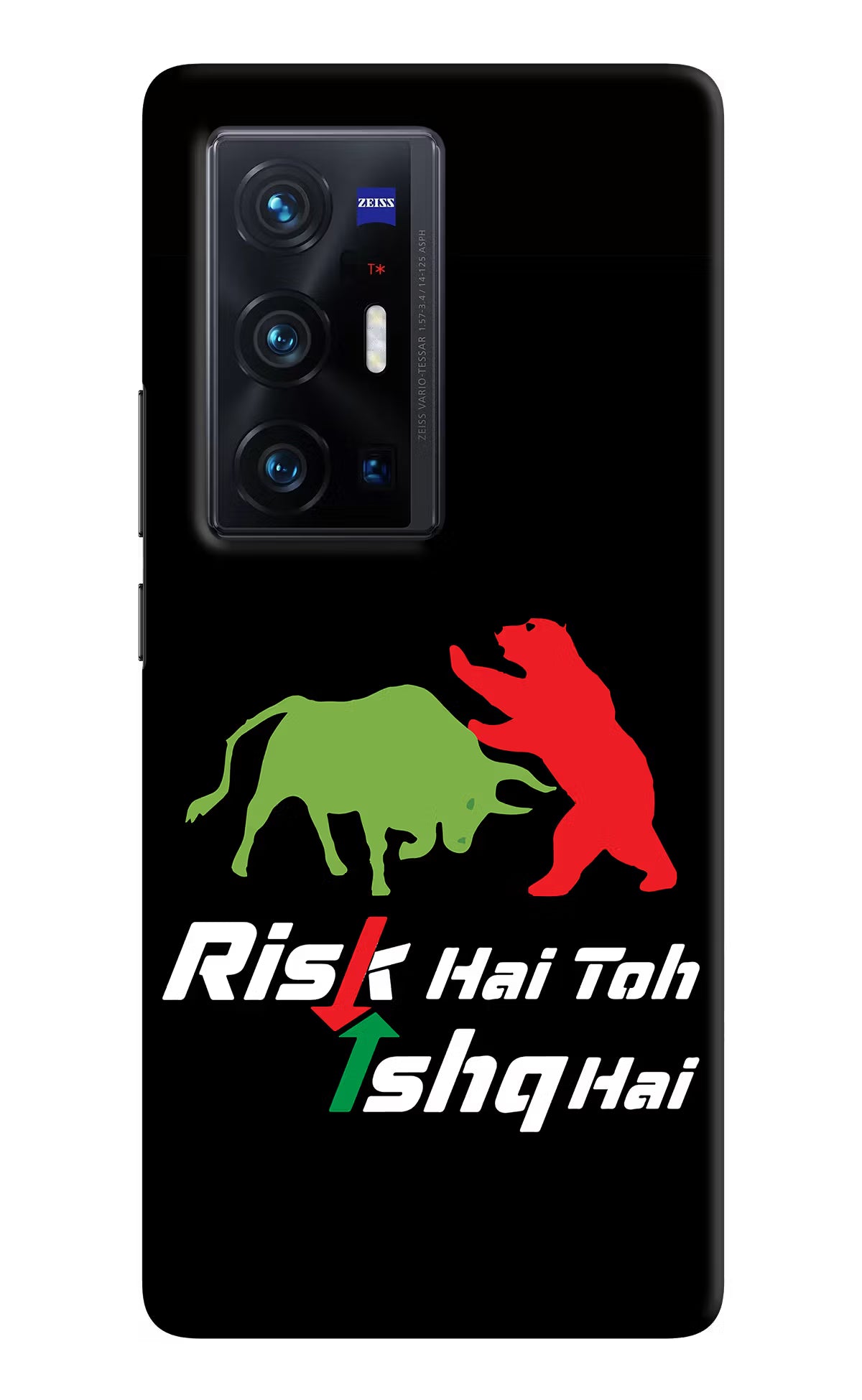 Risk Hai Toh Ishq Hai Vivo X70 Pro+ Hard Case Back Cover by Casekaro