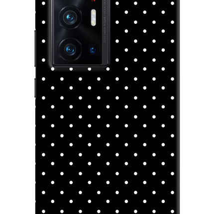 White Dots Vivo X70 Pro+ Hard Case Back Cover by Casekaro