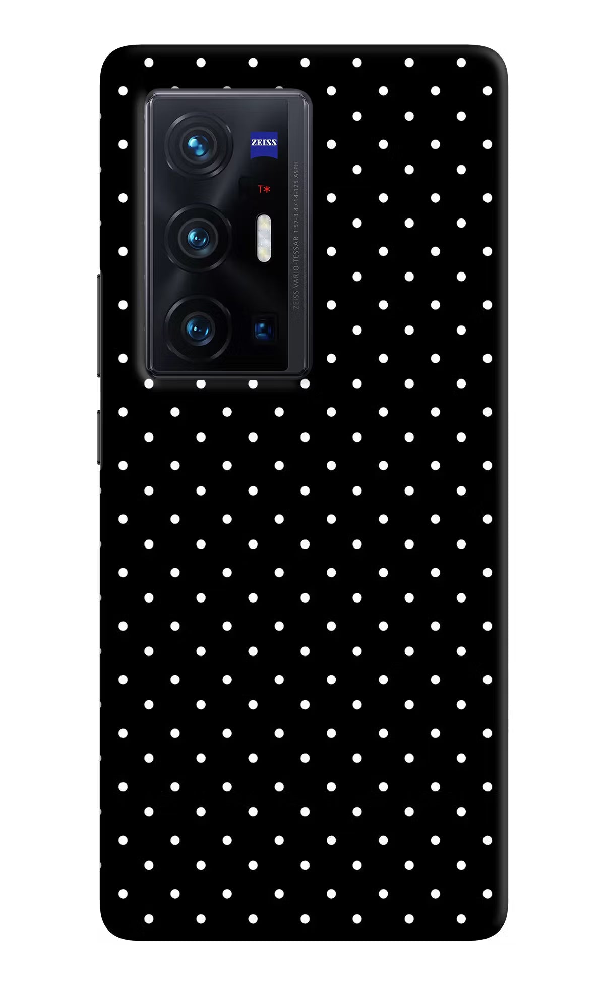 White Dots Vivo X70 Pro+ Hard Case Back Cover by Casekaro