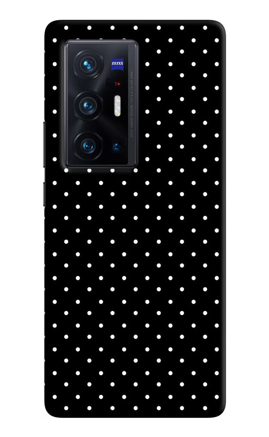 White Dots Vivo X70 Pro+ Hard Case Back Cover by Casekaro