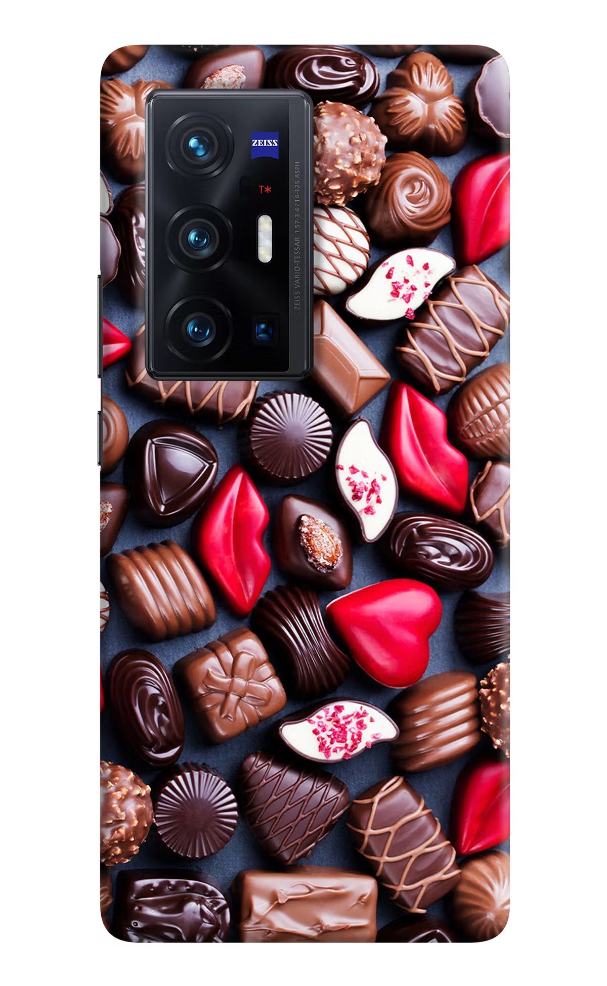 Chocolates Vivo X70 Pro+ Hard Case Back Cover by Casekaro