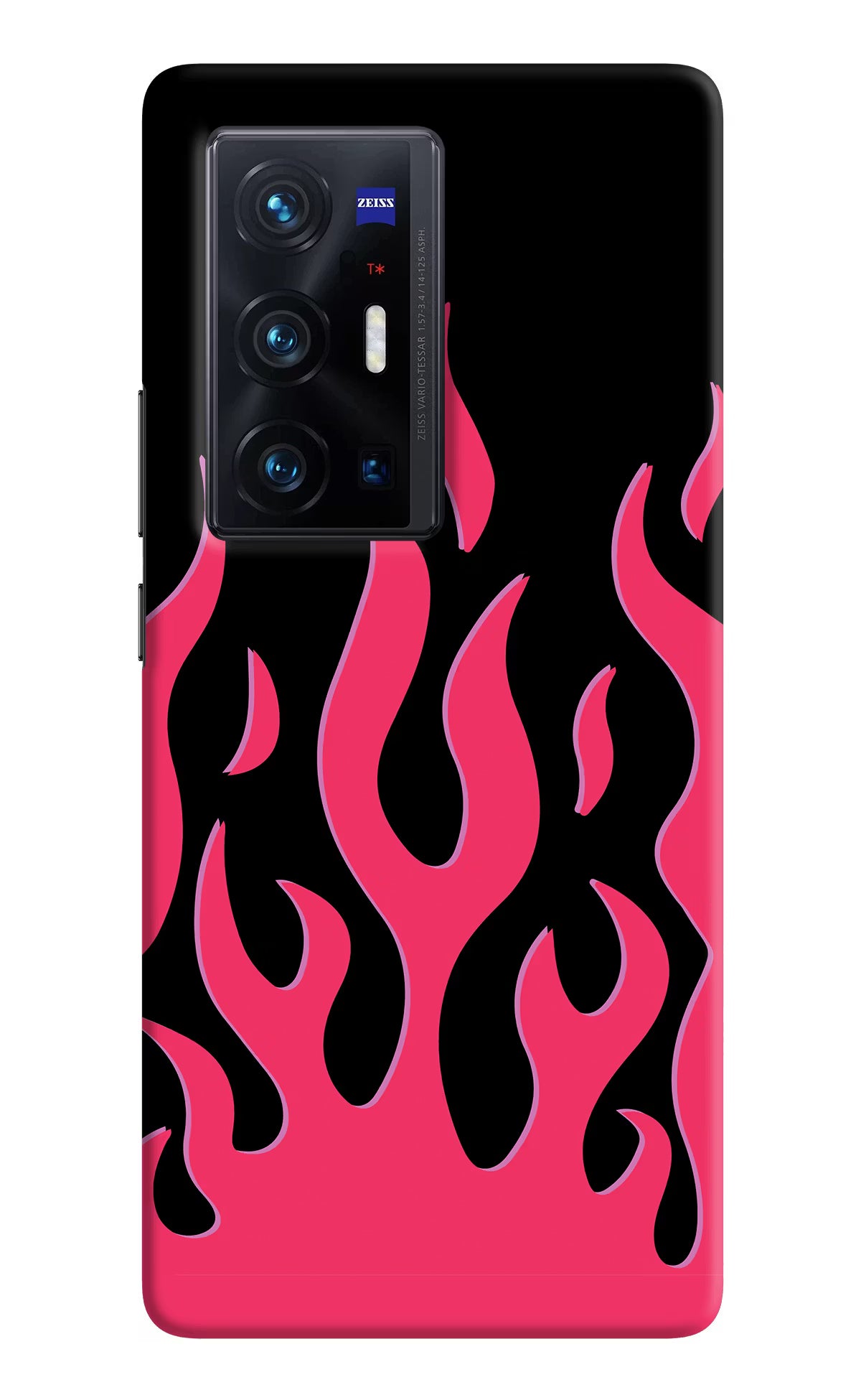 Fire Flames Vivo X70 Pro+ Hard Case Back Cover by Casekaro