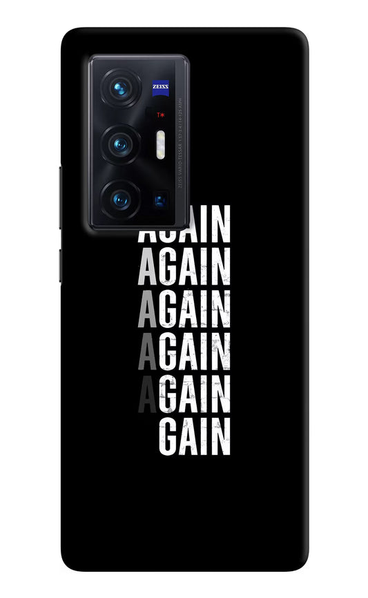 Again Again Gain Vivo X70 Pro+ Hard Case Back Cover by Casekaro