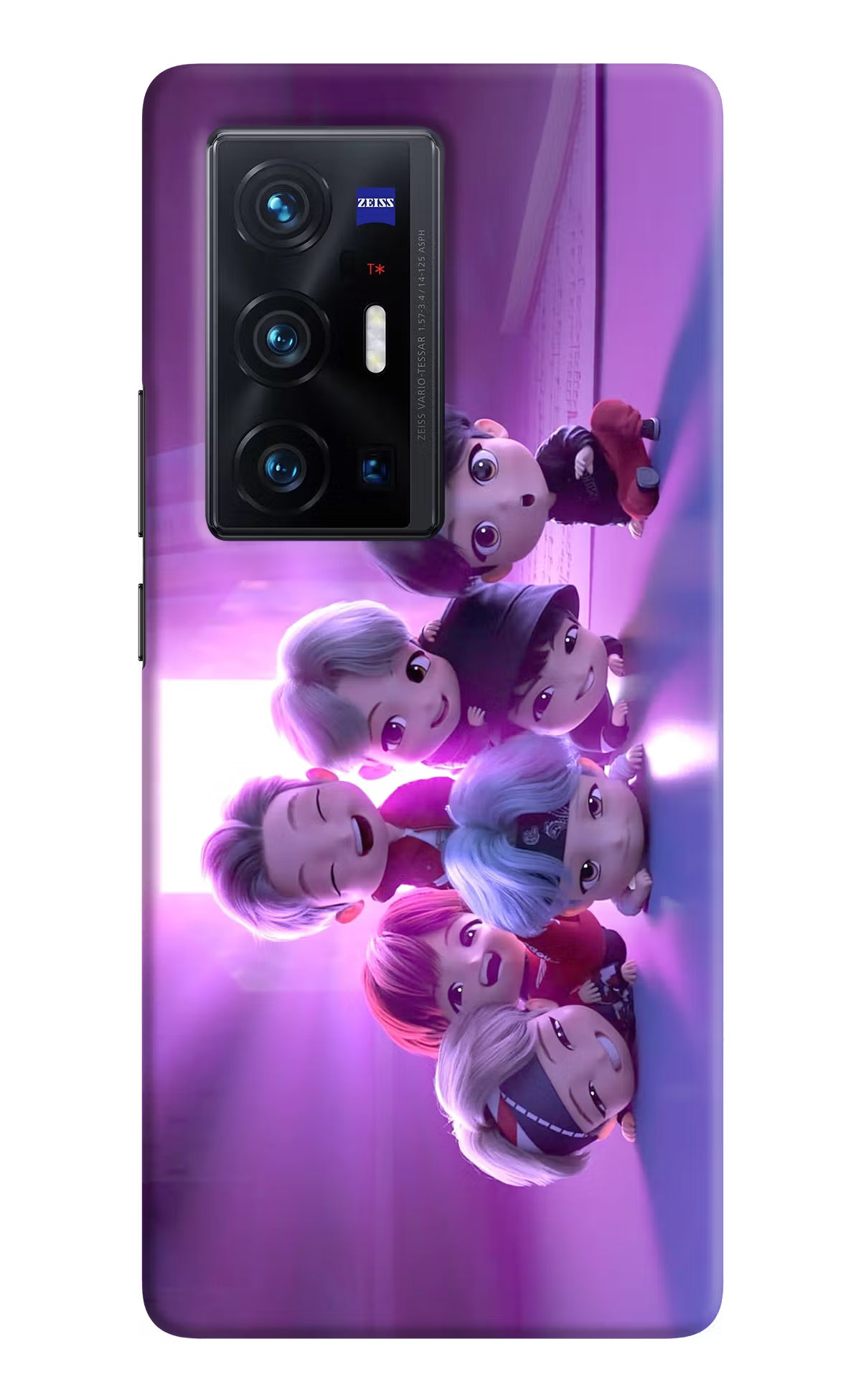 BTS Chibi Vivo X70 Pro+ Hard Case Back Cover by Casekaro