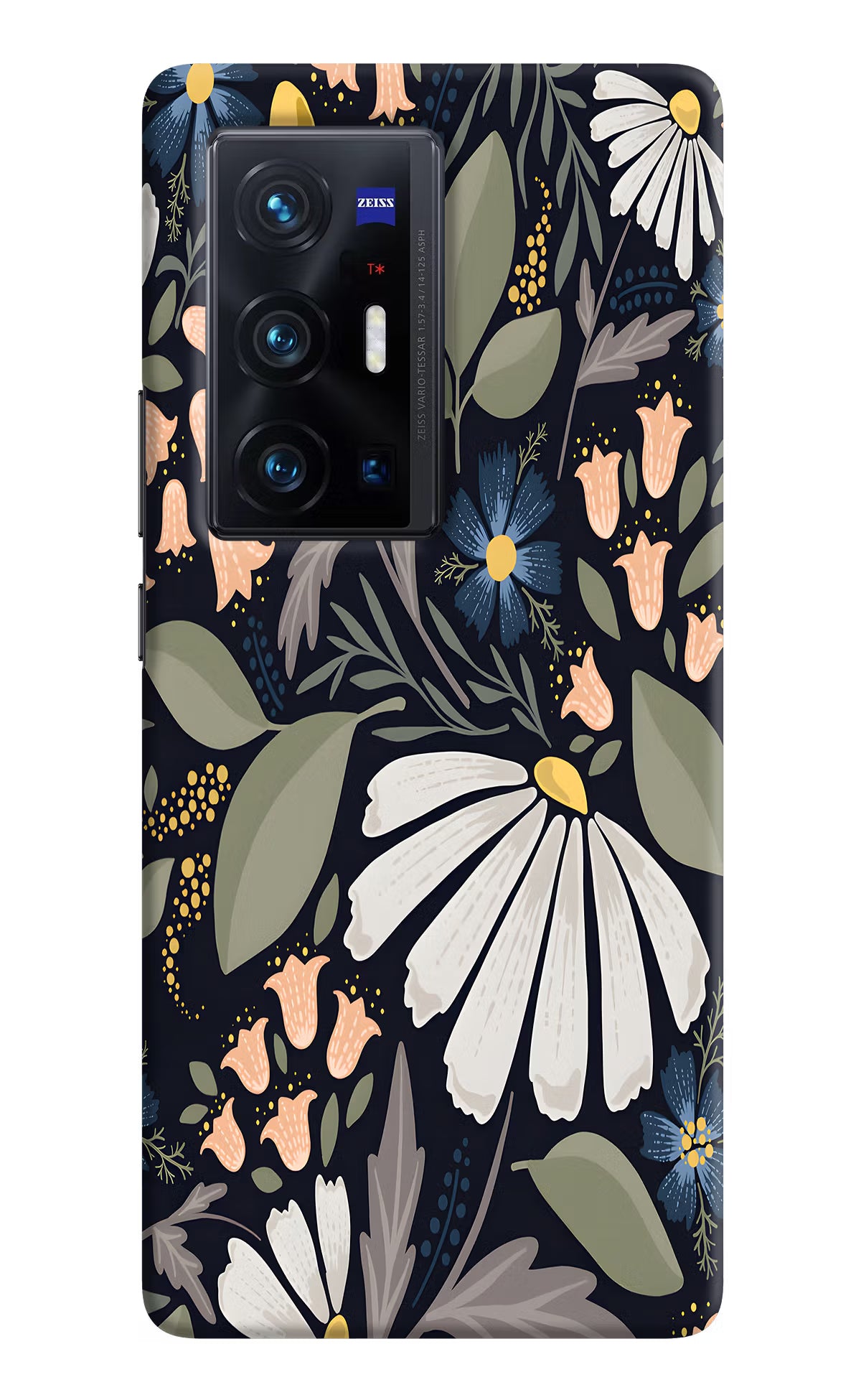 Flowers Art Vivo X70 Pro+ Hard Case Back Cover by Casekaro