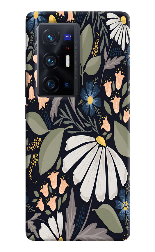 Flowers Art Vivo X70 Pro+ Hard Case Back Cover by Casekaro