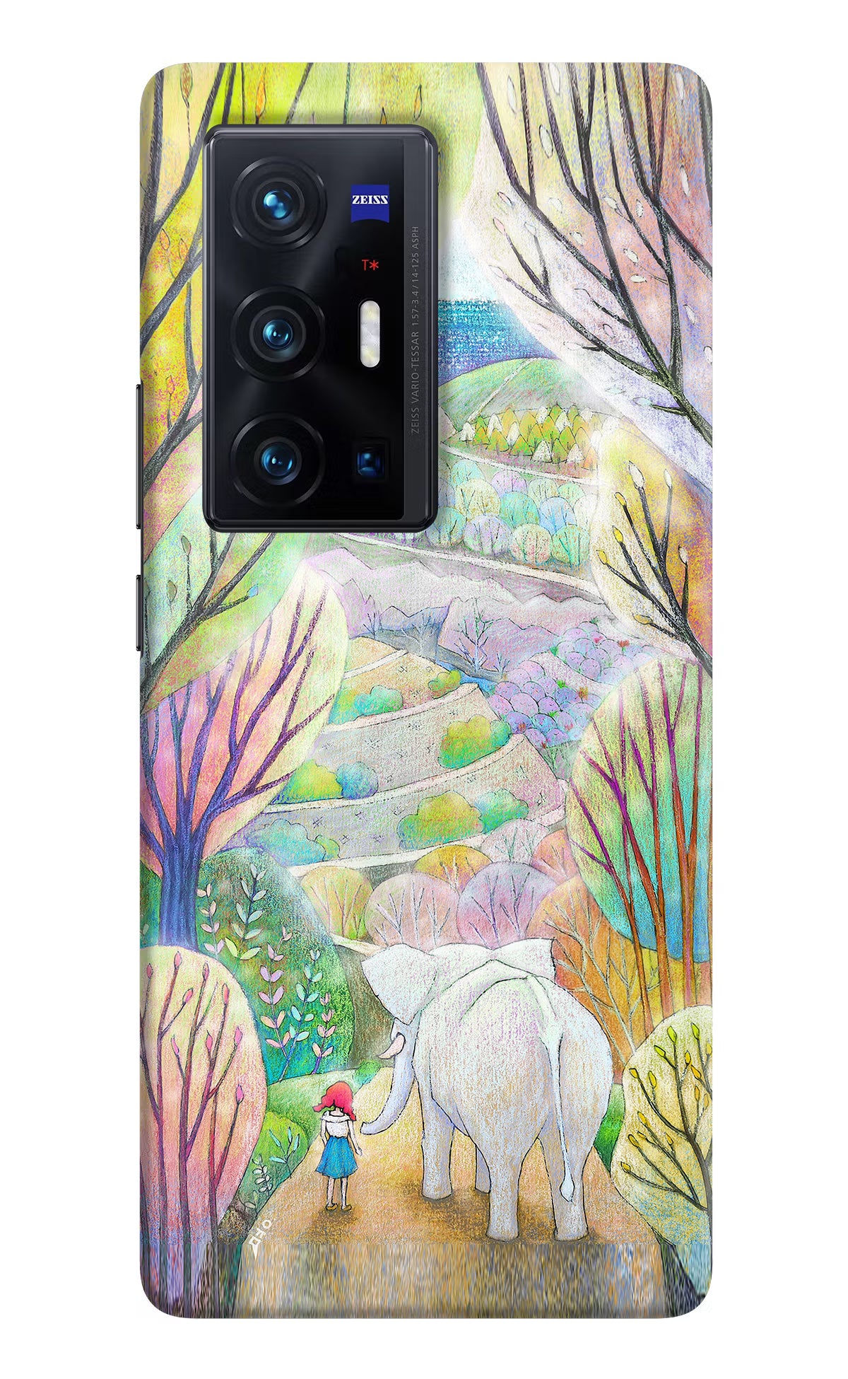 Nature Painting Vivo X70 Pro+ Hard Case Back Cover by Casekaro