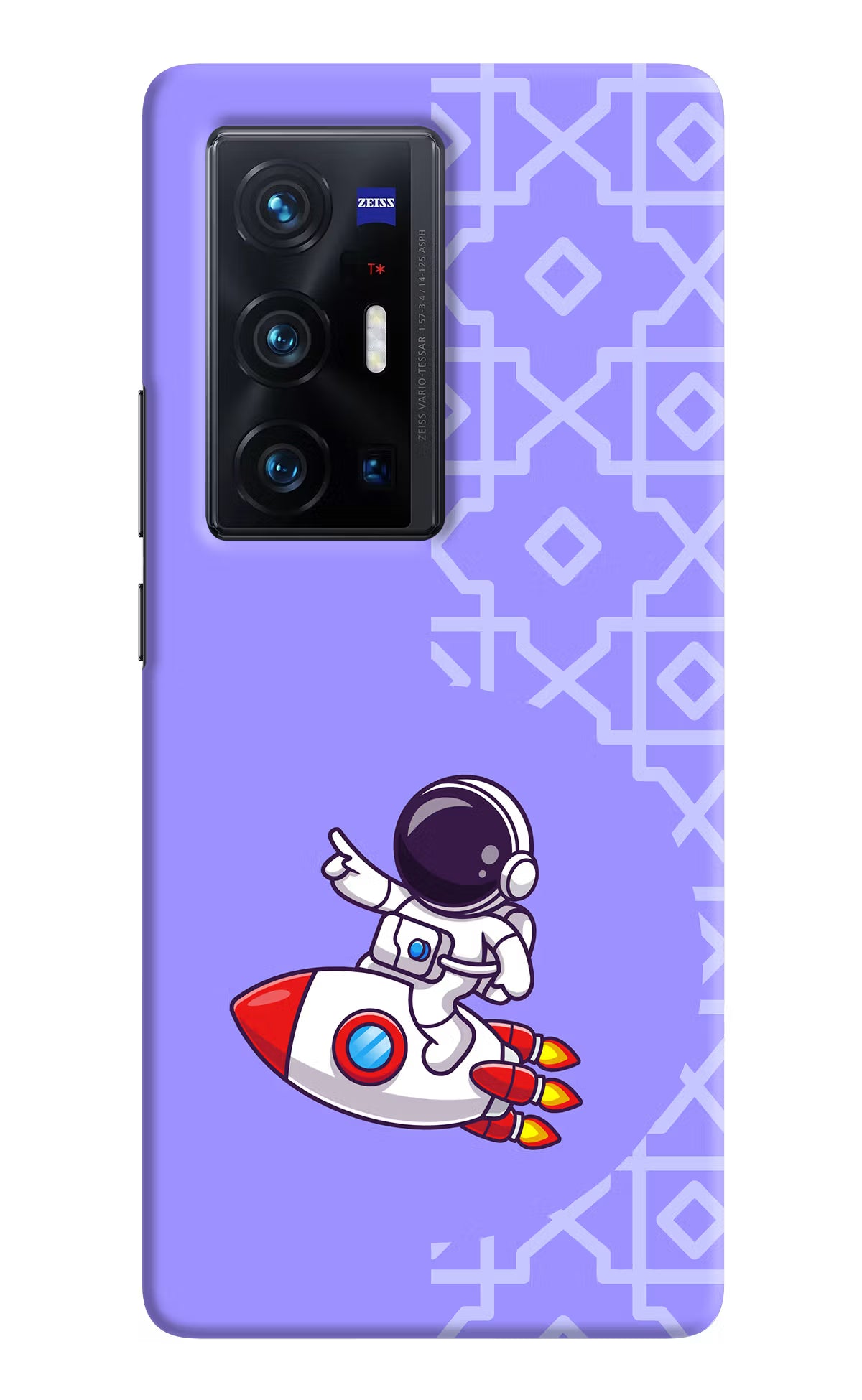 Cute Astronaut Vivo X70 Pro+ Hard Case Back Cover by Casekaro