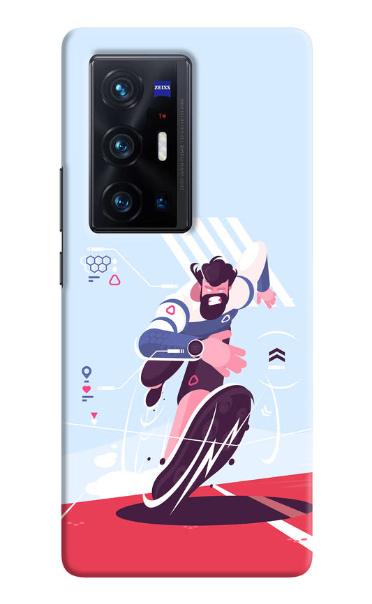 Run Pro Vivo X70 Pro+ Hard Case Back Cover by Casekaro