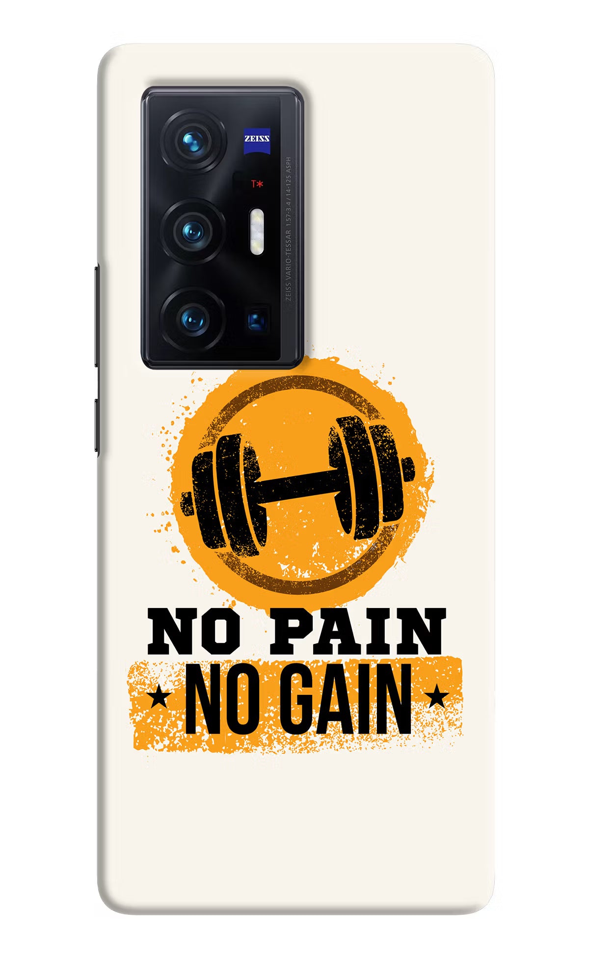No Pain No Gain Vivo X70 Pro+ Hard Case Back Cover by Casekaro