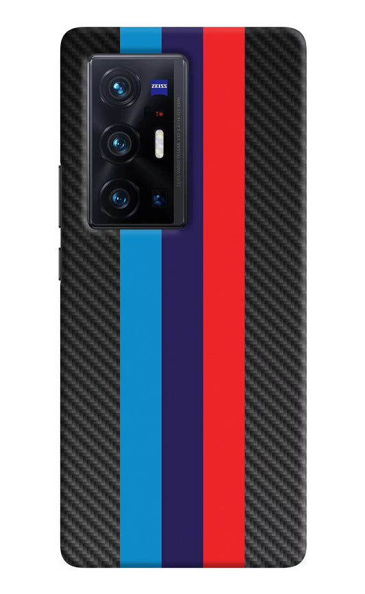 BMW Stripes Pattern Vivo X70 Pro+ Hard Case Back Cover by Casekaro