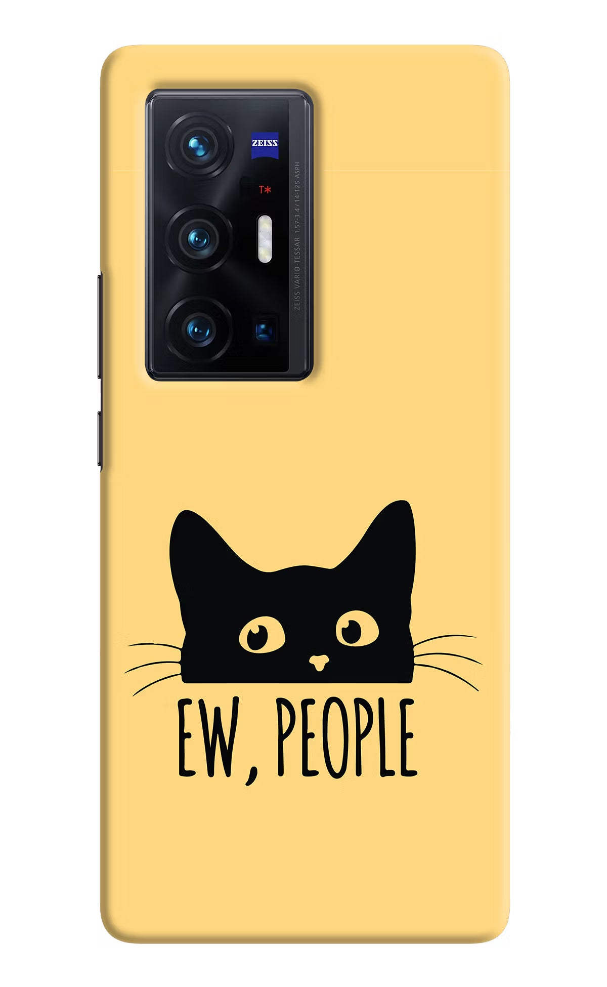 Ew People Catitude Vivo X70 Pro+ Hard Case Back Cover by Casekaro