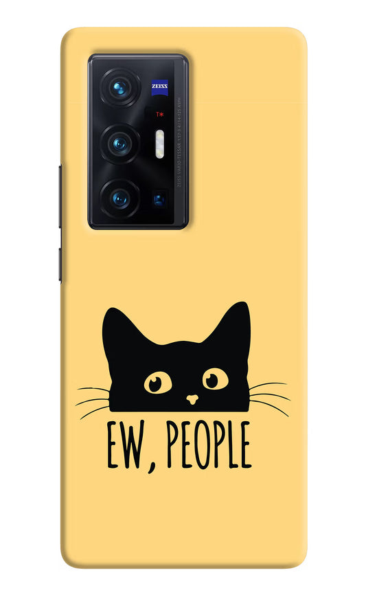 Ew People Catitude Vivo X70 Pro+ Hard Case Back Cover by Casekaro