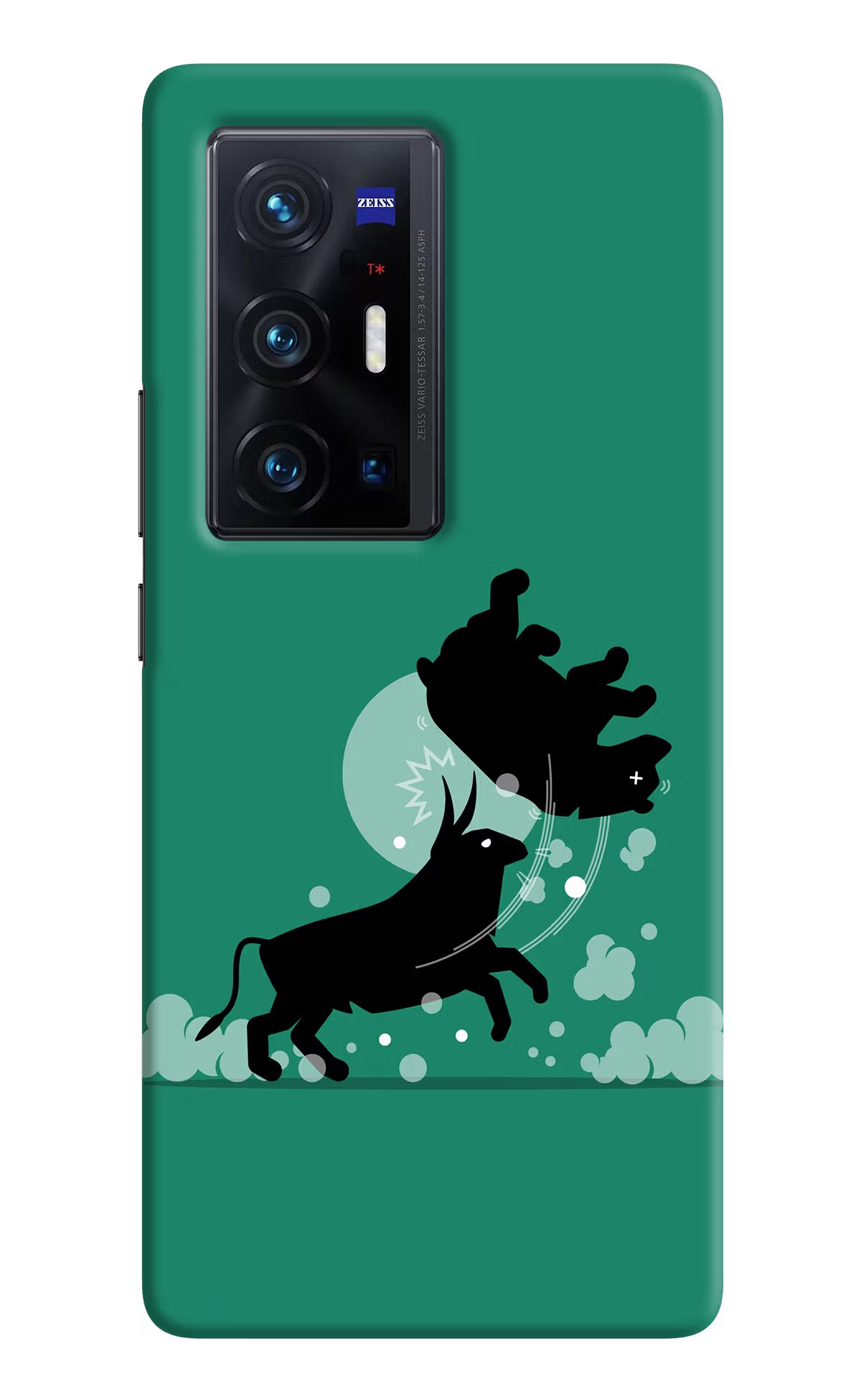 Bull Conqueror Vivo X70 Pro+ Hard Case Back Cover by Casekaro