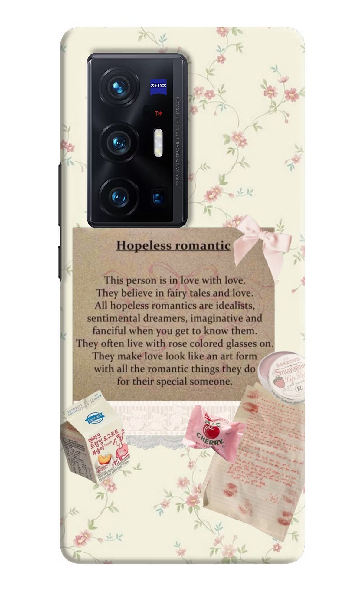 Hopeless Romantic Vivo X70 Pro+ Hard Case Back Cover by Casekaro