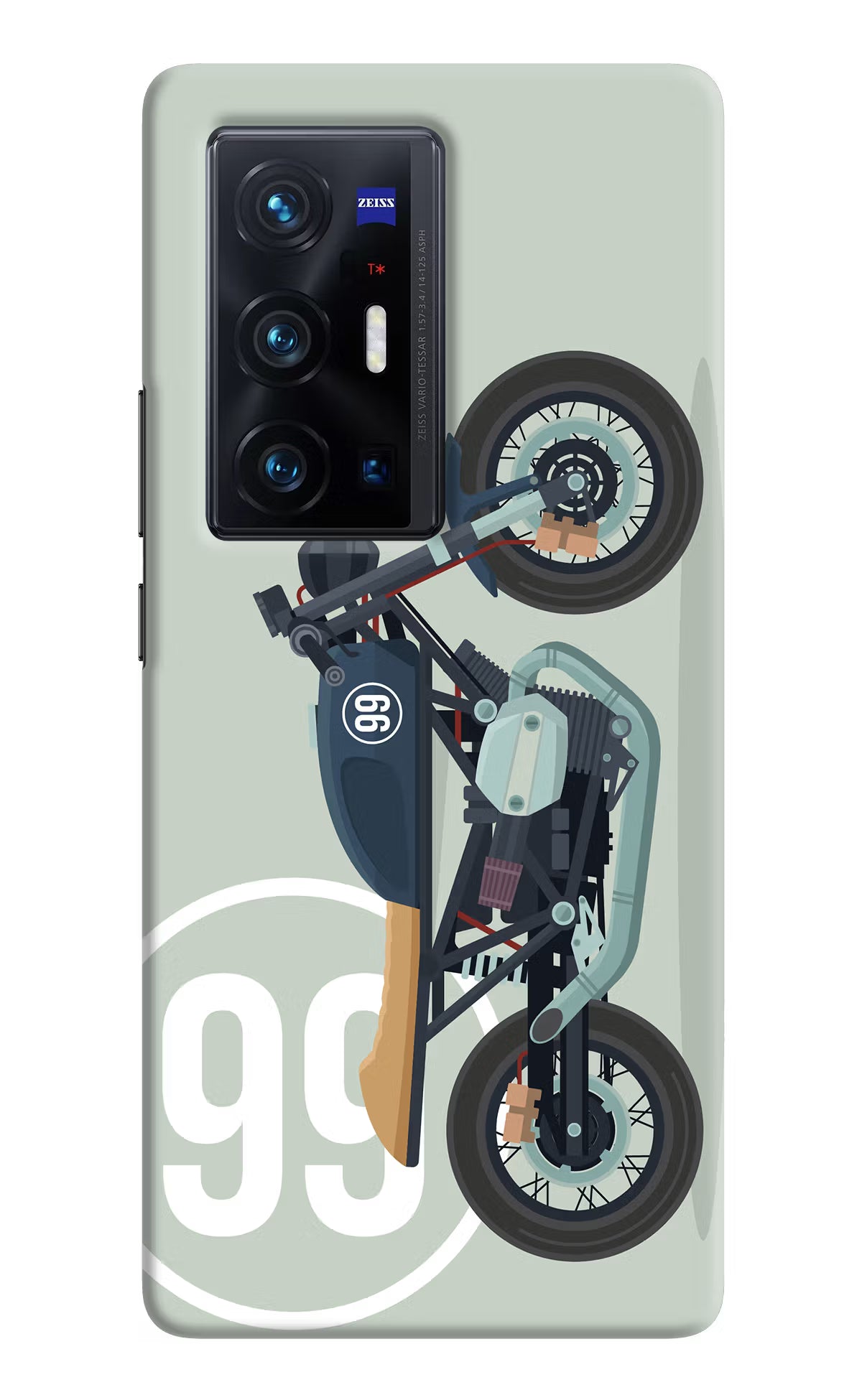 Classic Cafe Racer 99 Vivo X70 Pro+ Hard Case Back Cover by Casekaro