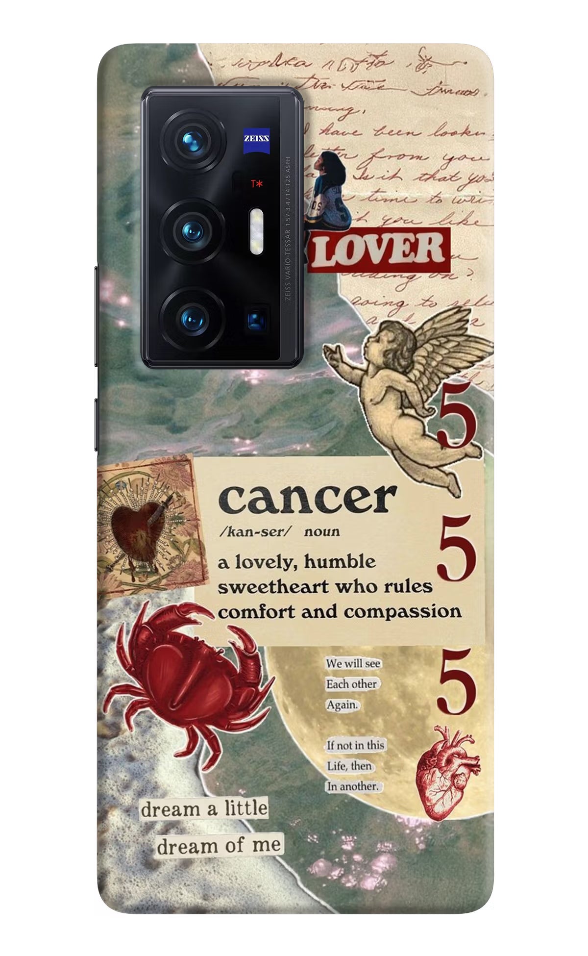 Cancer Zodiac Vivo X70 Pro+ Hard Case Back Cover by Casekaro