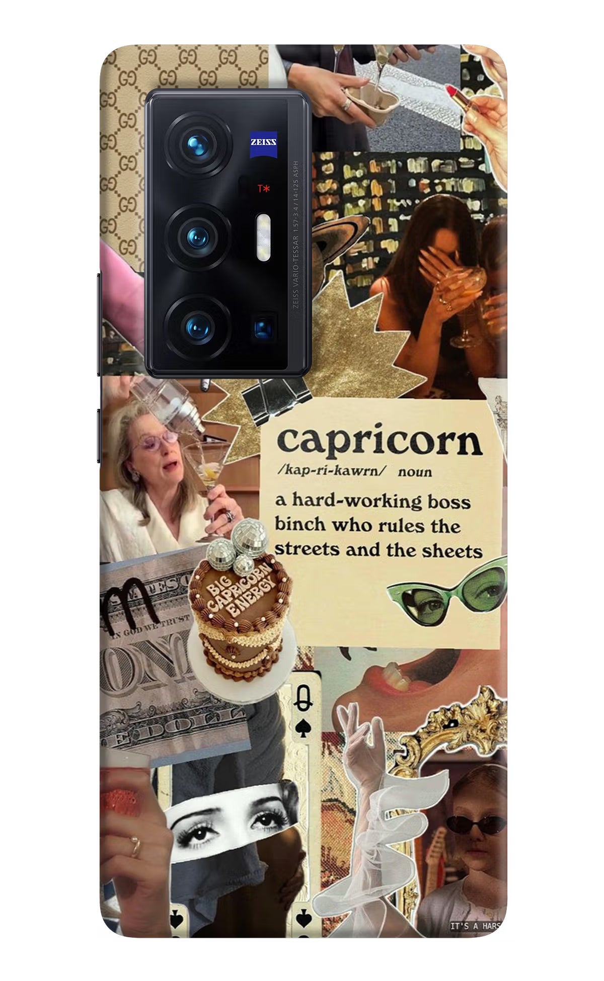 Capricorn Zodiac Vivo X70 Pro+ Hard Case Back Cover by Casekaro
