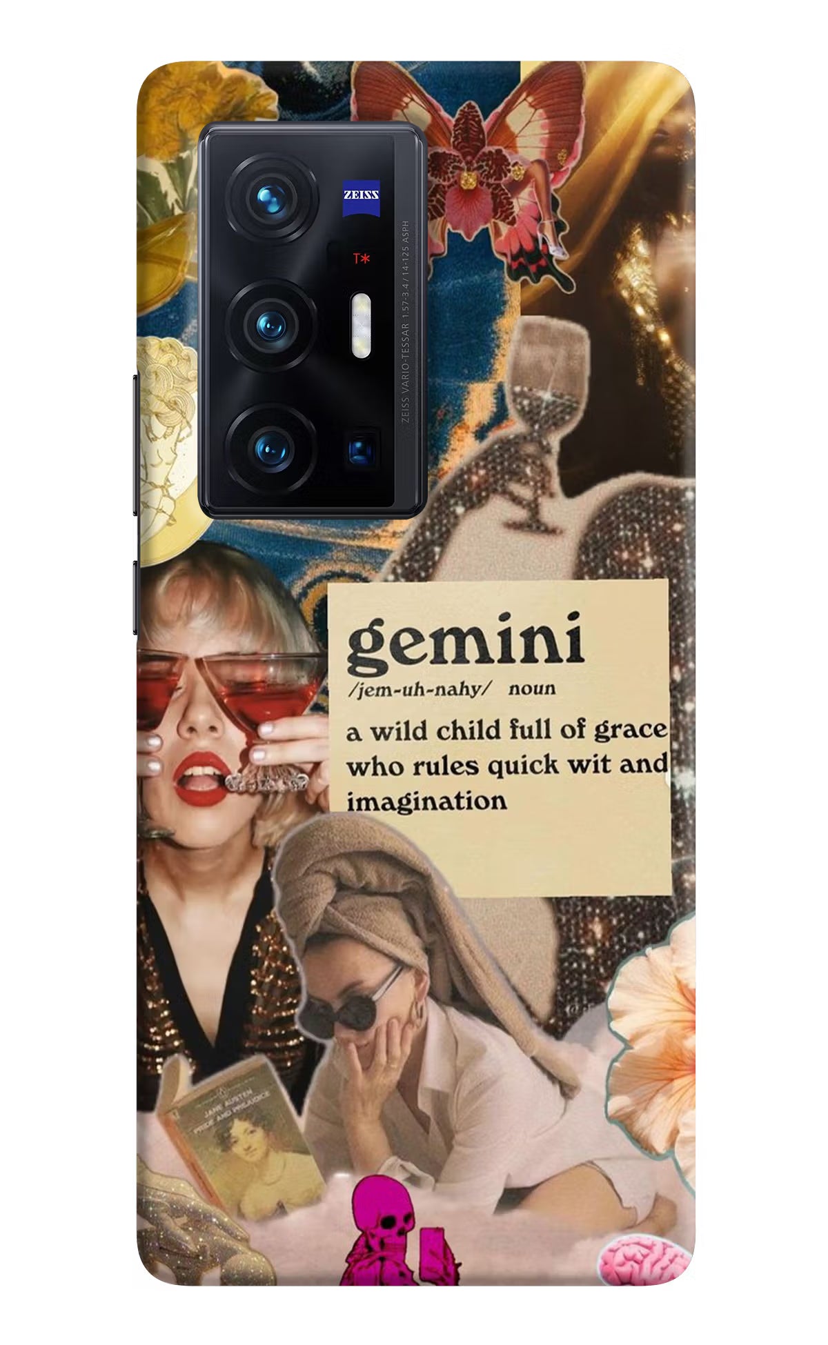 Gemini Zodiac Vivo X70 Pro+ Hard Case Back Cover by Casekaro