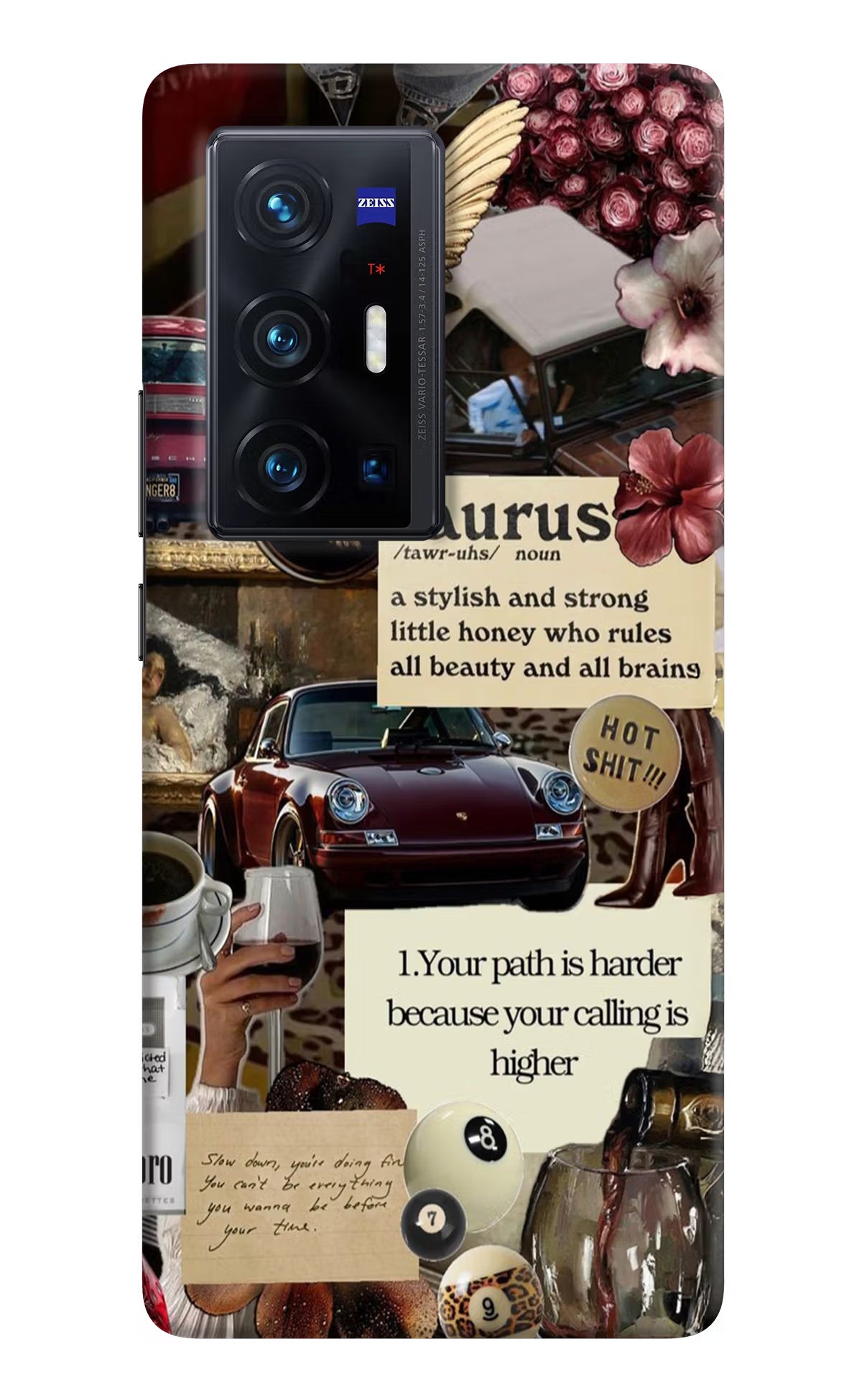 Taurus Zodiac Vivo X70 Pro+ Hard Case Back Cover by Casekaro